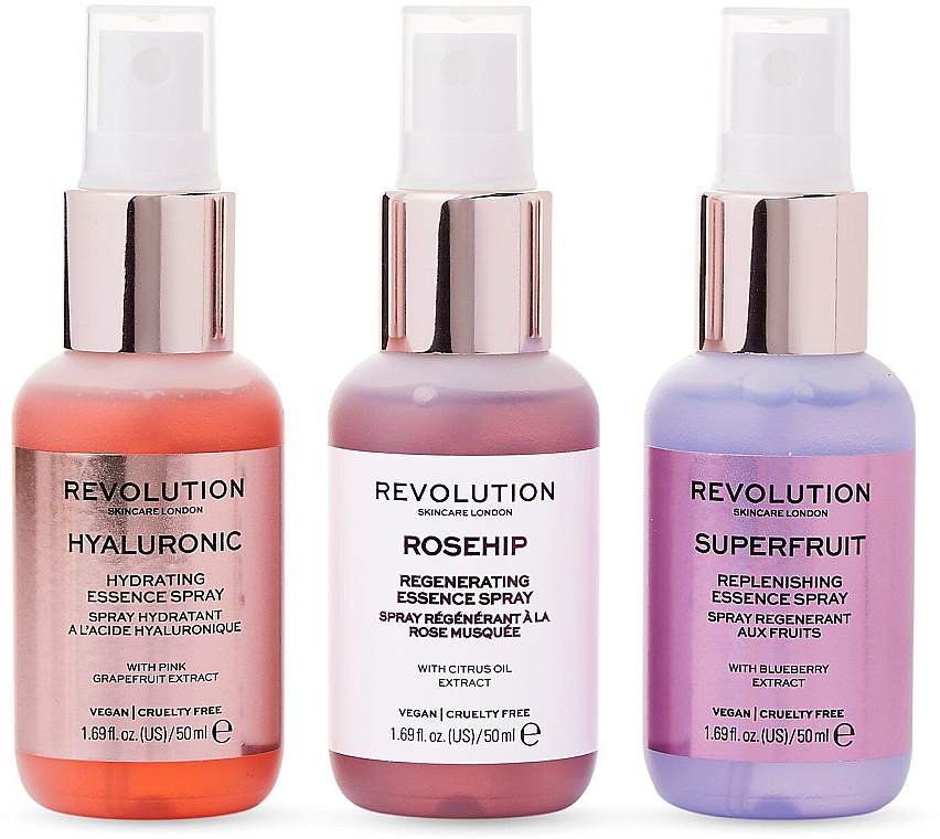 Набір - Revolution Skincare Hello Hydration (spray/50ml + spray/50ml + spray/50ml) — фото N2