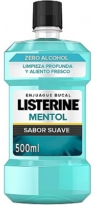 Ополаскиватель для полости рта "Ментол", без спирта - Listerin Mentol Zero Alcohol — фото N1