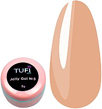 Духи, Парфюмерия, косметика Гель для наращивания "Jelly №3" - Tufi Profi UV Gel