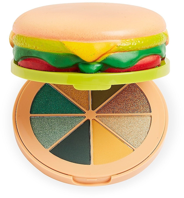 Палетка теней для век - I Heart Revolution Drive Thru Tasty Burguer Eyeshadow — фото N4