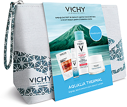 Парфумерія, косметика УЦІНКА! Комплексний набір-догляд - Vichy Aqualia Thermal (micel/water/100ml + gel/10ml + gel/cr/15ml + sh/6ml) *