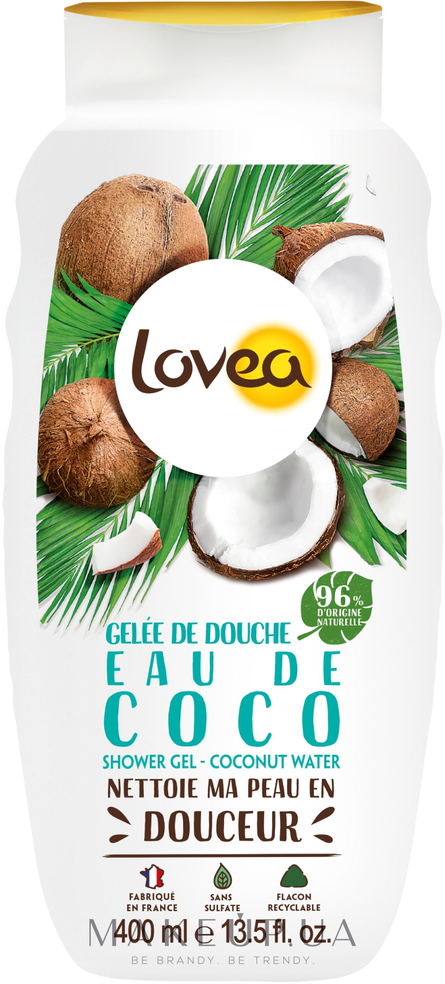 Гель для душу "Кокос" - Lovea Exotic Shower Coconut — фото 400ml