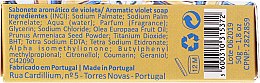 Натуральне мило "Фіалка" - Essencias De Portugal Living Portugal Azulejos Violet — фото N2