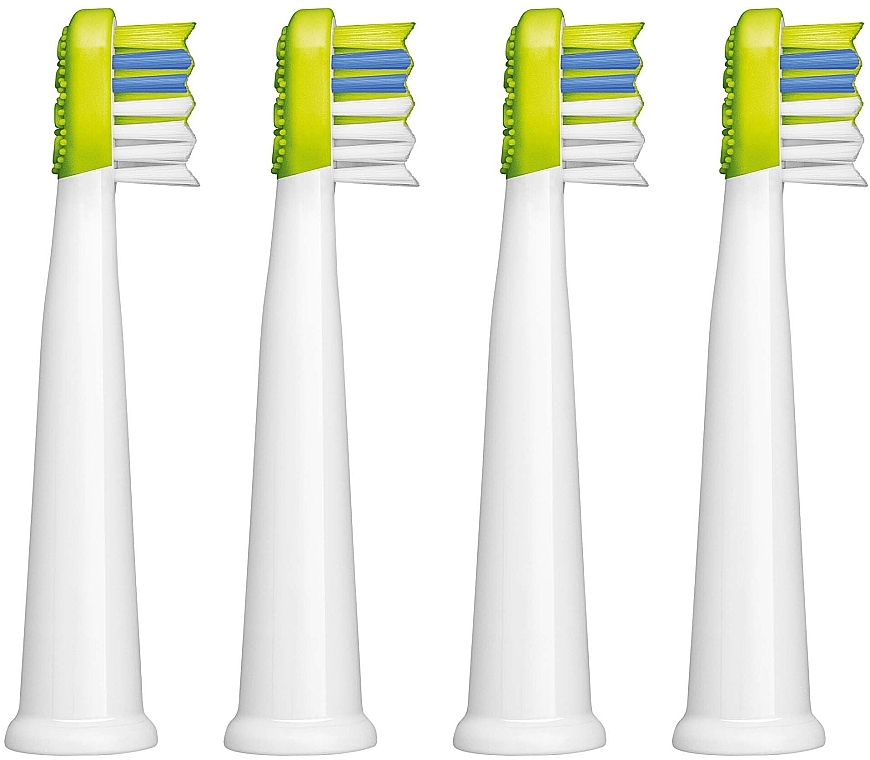 Насадка для дитячої електричної зубної щітки SOX014GR, 6-12 років, 4 шт. - Sencor — фото N1