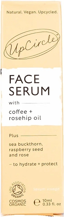 Сироватка для обличчя - UpCircle Face Serum with Coffee + Rosehip Oil Travel Size (міні) — фото N2