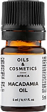 Парфумерія, косметика Олія макадамії - Oils & Cosmetics Africa Macadamia Oil