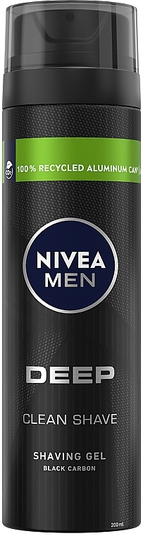 Гель для бритья - NIVEA MEN DEEP Clean Shave Shaving Gel — фото N1