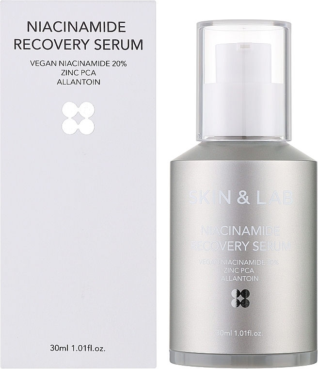 Восстанавливающая сыворотка с ниацинамидом - Skin&Lab Niacinamide Recovery Serum — фото N2