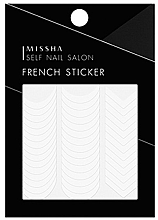 Духи, Парфюмерия, косметика Наклейки для французского маникюра - Missha Self Nail Salon French Sticker