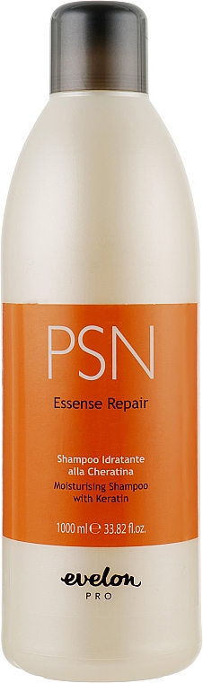 Шампунь для волосся з кератином - Parisienne Italia Evelon Pro Essense Repair Shampoo