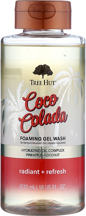 Гель для душа - Tree Hut Coco Colada Foaming Gel Wash — фото N1