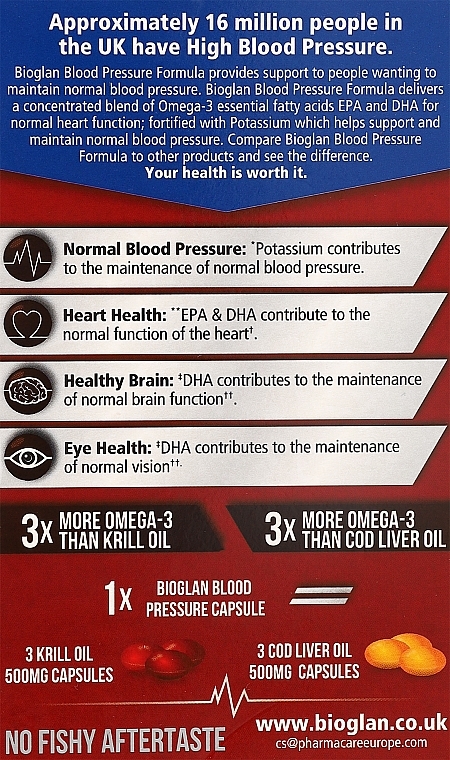 Харчова добавка для нормалізації артеріального тиску - Bioglan Blood Pressure Formula — фото N3