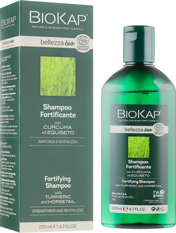 Зміцнювальний шампунь - BiosLine BioKap Fortifying Shampoo