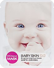 Парфумерія, косметика Маска проти темних кіл під очима - BioAqua Baby Skin Brightening Eye