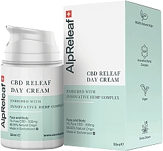 Парфумерія, косметика Крем для обличчя та тіла - AlpReleaf CBD Releaf Day Cream
