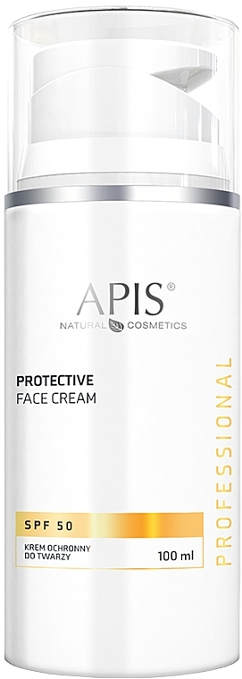 Защитный крем для лица - APIS Professional Protective Face Cream SPF50 — фото N1