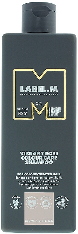 Шампунь для окрашенных волос - Label.m Vibrant Rose Colour Care Shampoo — фото N1