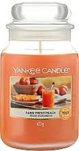 Ароматическая свеча в банке - Yankee Candle Farm Fresh Peach — фото N2
