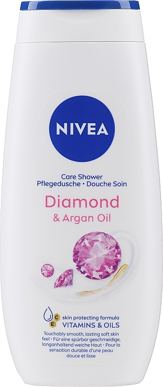 Крем-гель для душу - NIVEA Care & Diamond Cream Shower Oil — фото N1