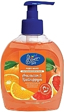 Жидкое мыло с витамином Е "Апельсин и Грейпфрут" - Flower Shop — фото N1