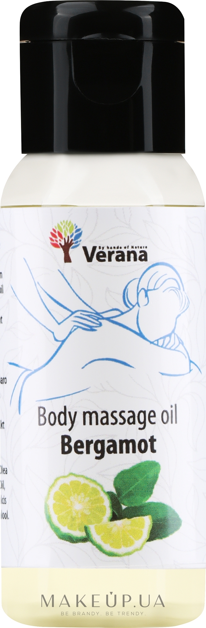 Массажное масло для тела «Bergamot» - Verana Body Massage Oil  — фото 30ml