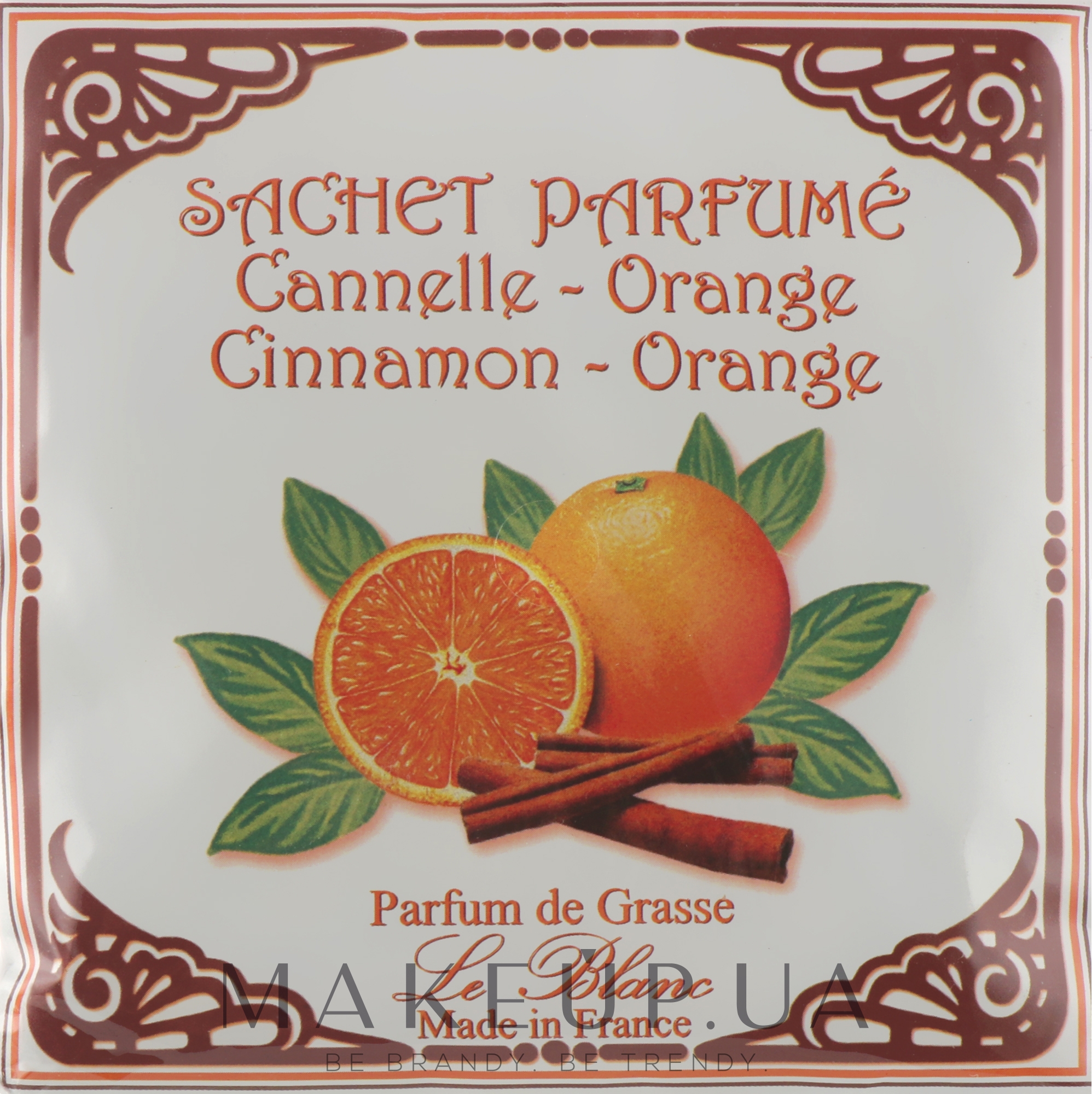 Ароматическое саше "Апельсин-корица" - Le Blanc Cannelle & Orange Sachet  — фото 8g