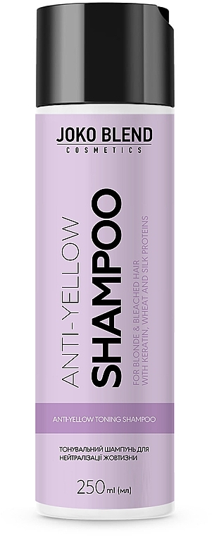 Тонувальний шампунь для нейтралізації жовтизни - Joko Blend Anti-Yellow Shampoo