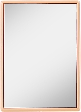Парфумерія, косметика Кишенькове дзеркальце 8.5х6 см, бежеве - Titania Square Pocket Mirror