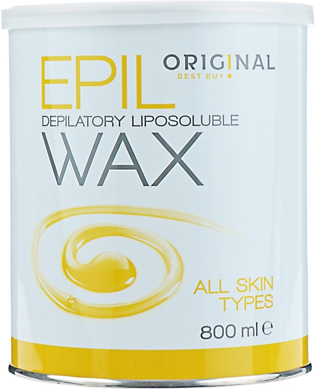 Віск жиророзчинний для всіх типів шкіри, жовтий - Sibel Epil Depilatory Liposoluble Wax — фото N1