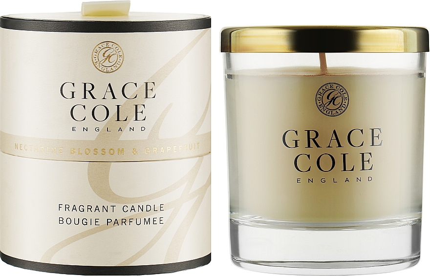 Ароматизована свічка - Grace Cole Boutique Nectarine Blossom & Grapefruit Fragrant Candle — фото N3