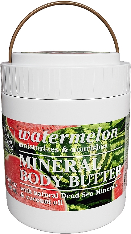Масло для тела с арбузом и минералами Мертвого моря - Dead Sea Collection Watermelon Mineral Body Butter — фото N1