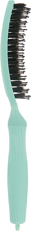 Щетка для волос комбинированная, зеленая - Olivia Garden Fingerbrush Combo Nineties Fizzy Mint — фото N2