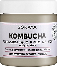 Розгладжувальний нічний крем з AHA-кислотами - Soraya Kombucha Smoothing Night Cream — фото N1