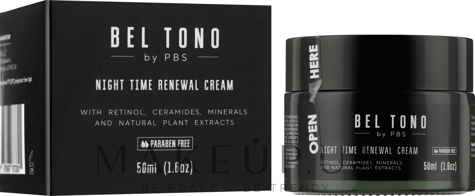Нічний відновлювальний крем для обличчя - Bel Tono Night Time Renewal Cream — фото 50ml
