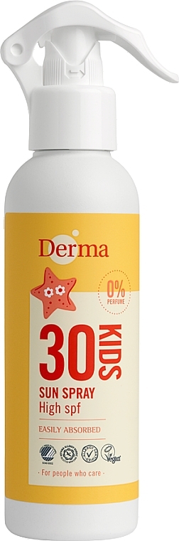 Сонцезахисний крем для дітей - Derma Kids Sun Spray SPF30 — фото N1