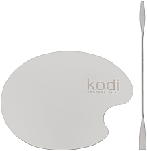Косметична палітра зі шпателем для змішування косметики - Kodi Professional Cosmetic Palette & Spatula — фото N1