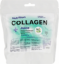 Пищевая добавка для кожи, волос и ногтей "Коллаген. Мохито" - EntherMeal Nutrition Collagen Juice Dietary Supplement — фото N1