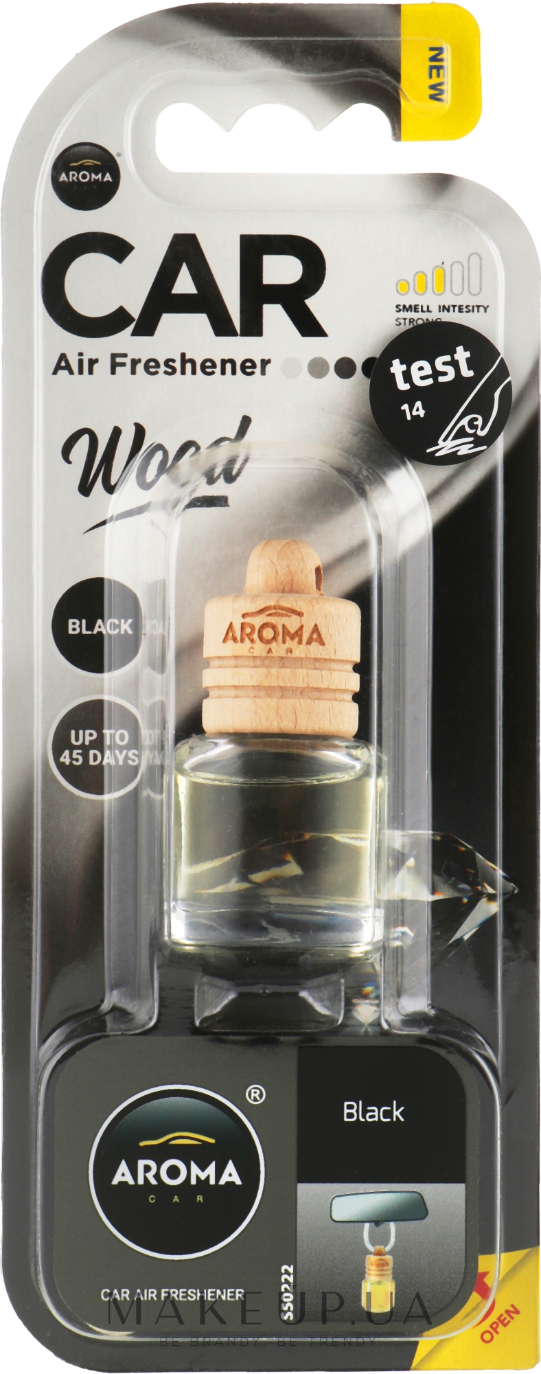 Ароматизатор для авто "Black" - Aroma Car Wood  — фото 6ml
