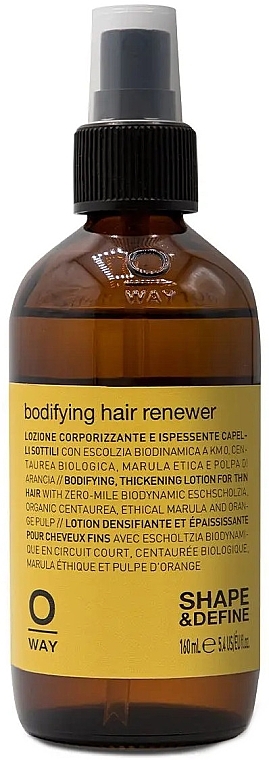 Укрепляющий лосьон для тонких волос - Oway Styling & Finish Bodifying Hair Renewer — фото N1