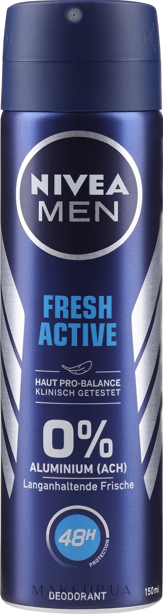 Дезодорант - NIVEA MEN Fresh Active Spray — фото 150ml