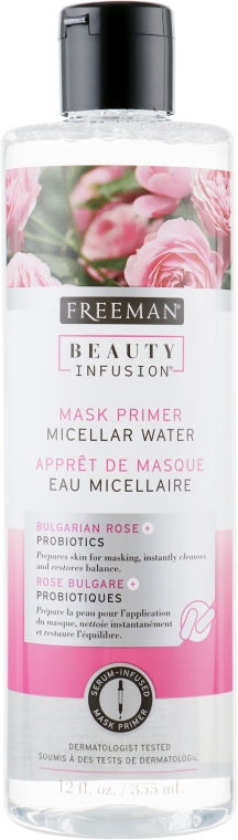 Мицеллярная вода "Болгарская роза и пробиотики" - Freeman Beauty Infusion Micellar Water