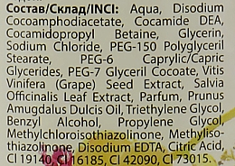 Жидкое крем-мыло "Виноград и шалфей" - Bioton Cosmetics Active Fruits Grape & Salvia Soap — фото N5