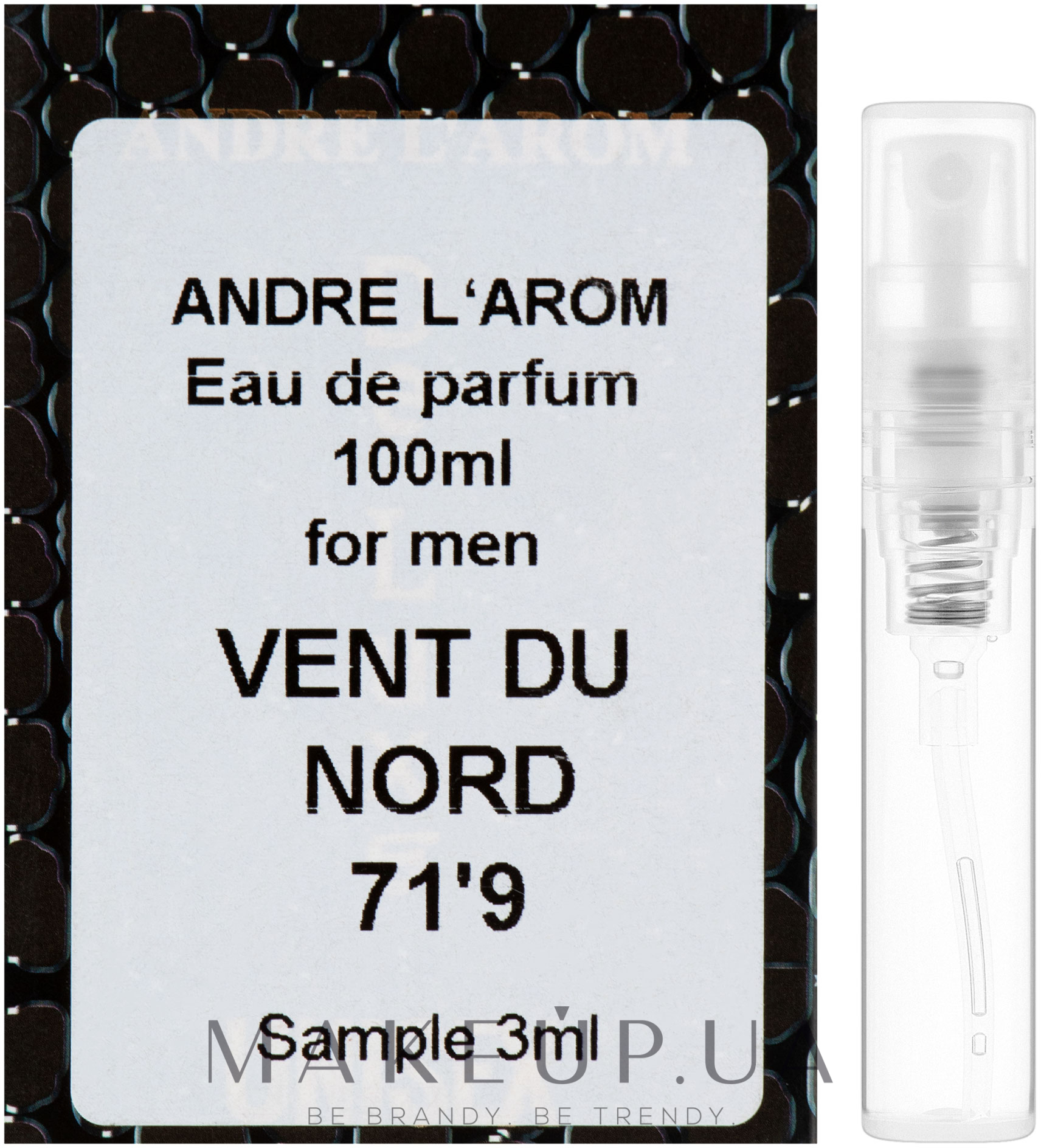 Andre L`Arom Vent du Nord "71'9" - Парфюмированная вода (пробник) — фото 3ml