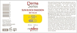 Солнцезащитная эмульсия SPF 50 - Derma Series Sun-Block Emulsion SPF 50 — фото N2