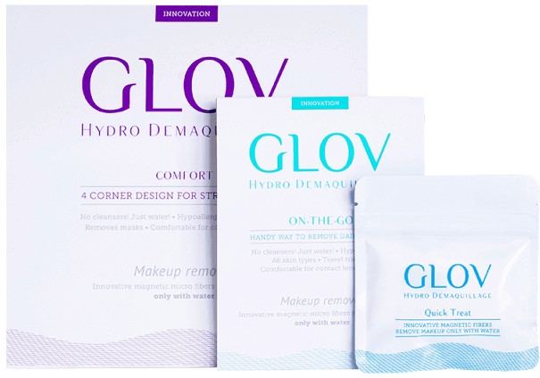 Подарочный набор - Glov Hydro Cleansing Platinum (glow/3pc) — фото N3