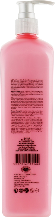 Шампунь для фарбованого волосся "Захист кольору" - Angel Professional Color Protect Shampoo — фото N2