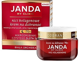 Парфумерія, косметика Колагеновий нічний крем для обличчя 70+ - Janda My Clinic Collagen Threads Night Cream