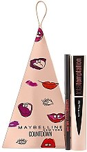 Духи, Парфюмерия, косметика Набор - Maybelline New York Countdown (mascara/12 ml + eyeliner/2,8 g)