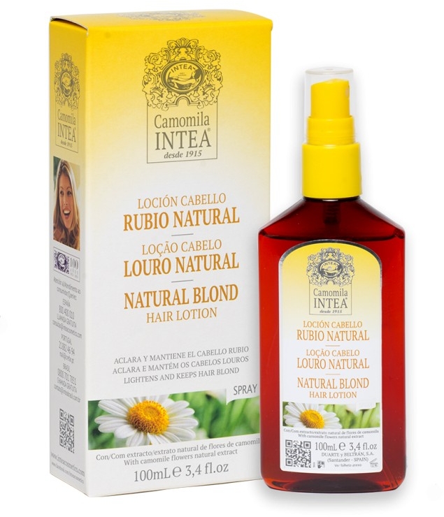 Лосьйон для освітлення волосся з екстрактом ромашки - Intea Premium Natural Blonde Hair Lightening Lotion Wth Natural Camomile Extract — фото N2