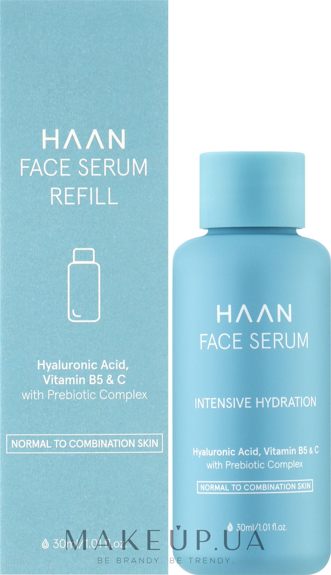 Увлажняющая сыворотка с гиалуроновой кислотой - HAAN Face Serum Intensive Hydration for Normal to Combination Skin Refill (сменный блок) — фото 30ml